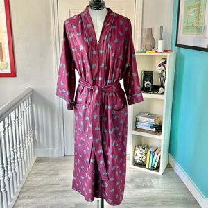 Vintage Bill Blass Paisley Belted Robe (size ONE SIZE)